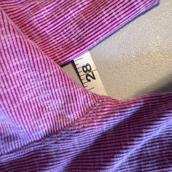 Like Love - Chic Pink V-Neck Blouse - Magenta - 1X - Picture 5 of 6